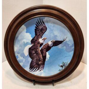 Vtg Mario Fernandez Bald Eagle Together Forever Limited Edition Collector Plate